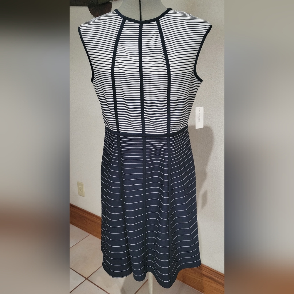 Striped dress size 12 NWT